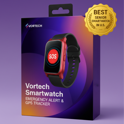 Easy-to-Use GPS Watch for Seniors with SOS Alert