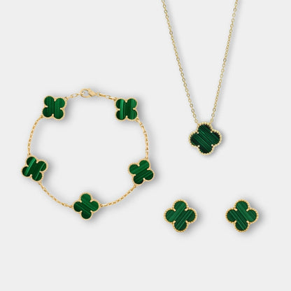 Simple Elegant Jewelry Set Necklace, Bracelet, Earrings