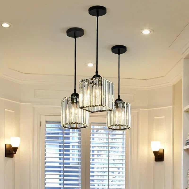 Beautiful Crystal Drop Pendant Lamp