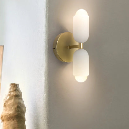 Glarefusion Creative Candle Shape Double Head Wall Lamp