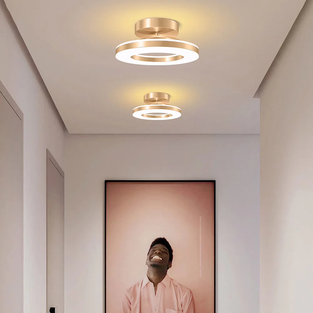 Chic Modern Iron Round Ceiling Light