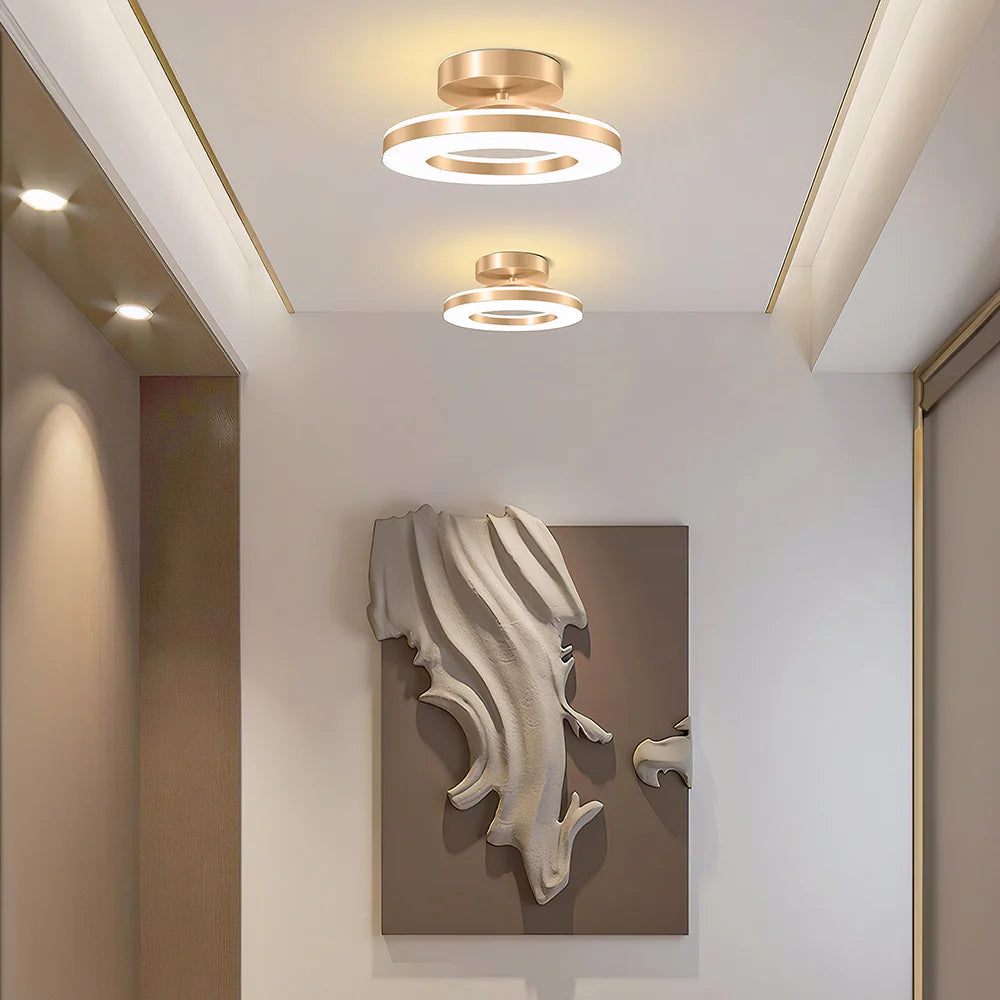 Chic Modern Iron Round Ceiling Light