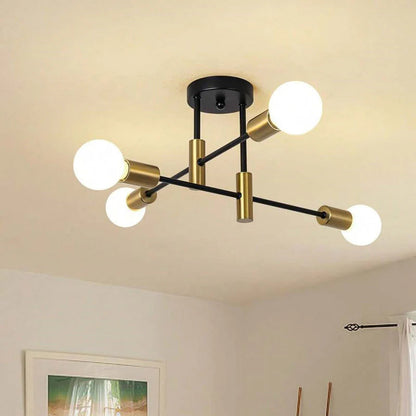 Contemporary Style Multi Bulb Ceiling Lamp - Halri