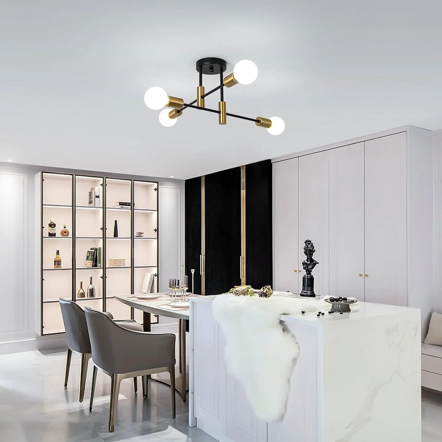 Modern Nordic Multiple Blubs Ceiling Light