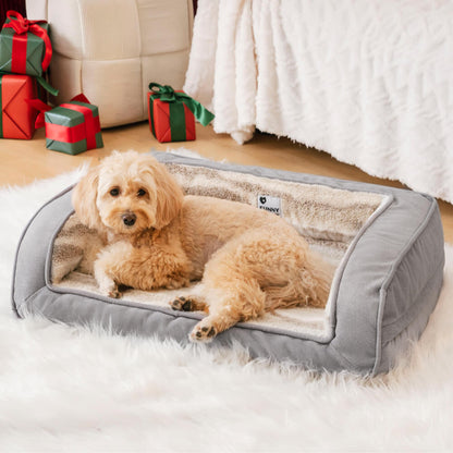 Comfortable Pet Sofa with Soft Wool Cushion