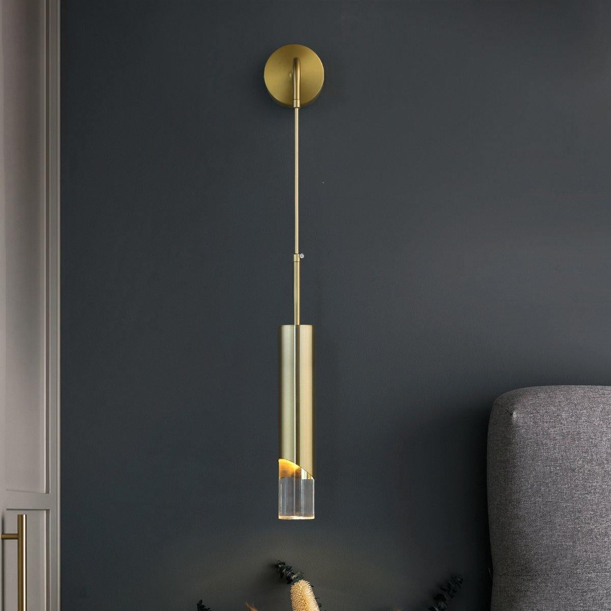 Modern Aluminum Wall Sconce with Integrated LED Lighting – 20cm Diameter, Warm White and Cool White Options 5