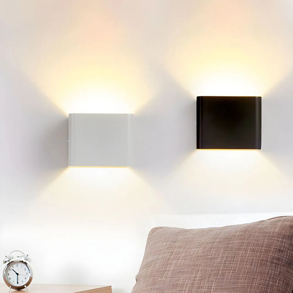 Modern LED Wall Sconce - Energy-Efficient Aluminum Bathroom Wall Light for Bedroom and Living Space 2