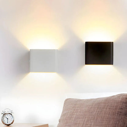 Modern LED Wall Sconce - Energy-Efficient Aluminum Bathroom Wall Light for Bedroom and Living Space 2