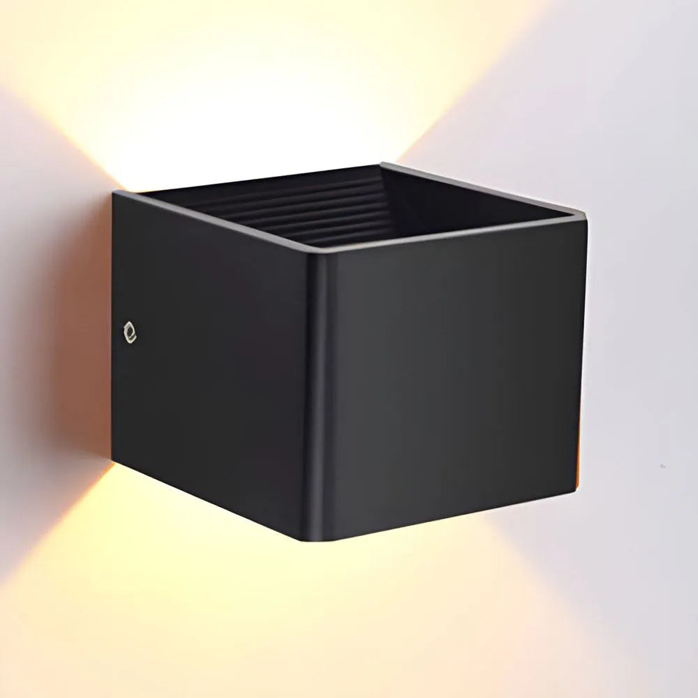 Modern LED Wall Sconce - Energy-Efficient Aluminum Bathroom Wall Light for Bedroom and Living Space 4