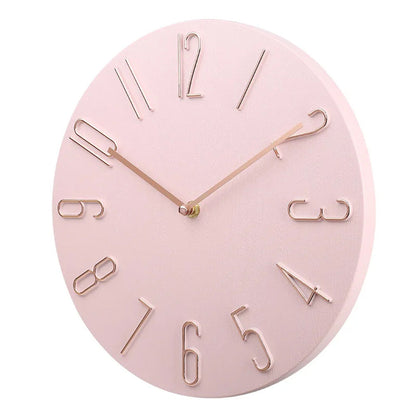 Modern Minimalist Silent Wall Clock – Ultra Quiet Design for Home and Office, 20cm Diameter, Easy to Hang 4