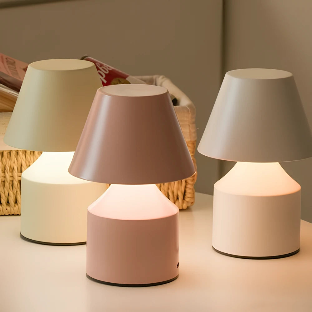 Modern Minimalist Table Lamp with Touch Control, Adjustable Color Temperature, Cordless and Rechargeable Design 7