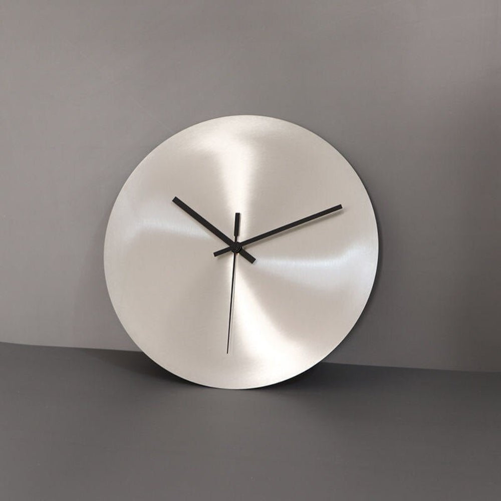 Slim Metal Wall Clock - Contemporary Home Decoration - Halri