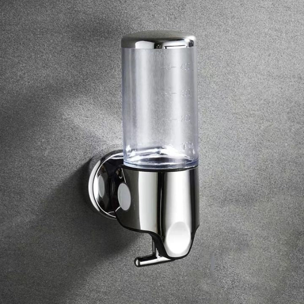 Modern Wall-Mounted Soap Dispenser – Elegant Stainless Steel Bathroom Accessory for Liquid Soap and Lotion 11