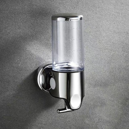 Modern Wall-Mounted Soap Dispenser – Elegant Stainless Steel Bathroom Accessory for Liquid Soap and Lotion 11