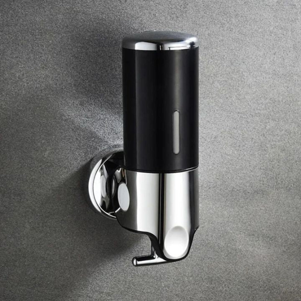 Modern Wall-Mounted Soap Dispenser – Elegant Stainless Steel Bathroom Accessory for Liquid Soap and Lotion 13