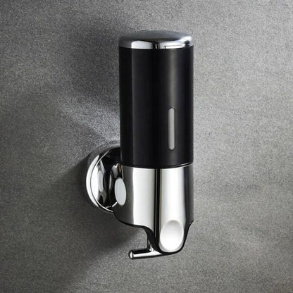 Modern Wall-Mounted Soap Dispenser – Elegant Stainless Steel Bathroom Accessory for Liquid Soap and Lotion 13
