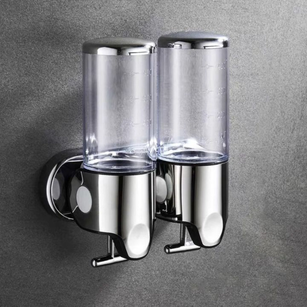 Modern Wall-Mounted Soap Dispenser – Elegant Stainless Steel Bathroom Accessory for Liquid Soap and Lotion 15