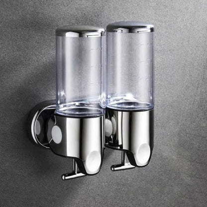 Modern Wall-Mounted Soap Dispenser – Elegant Stainless Steel Bathroom Accessory for Liquid Soap and Lotion 15