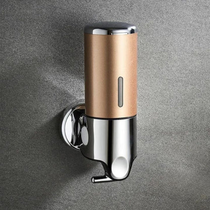 Modern Wall-Mounted Soap Dispenser – Elegant Stainless Steel Bathroom Accessory for Liquid Soap and Lotion 18