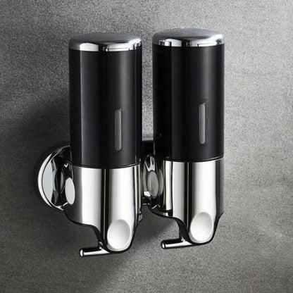 Modern Wall-Mounted Soap Dispenser – Elegant Stainless Steel Bathroom Accessory for Liquid Soap and Lotion 19