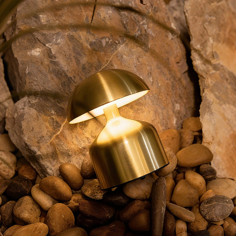 Stylish Metal Desk Lamp - Adjustable and Rechargeable - Halri