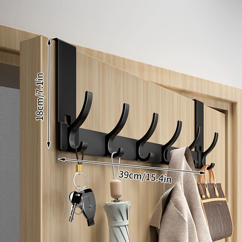 Slim Aluminium Door Hooks for Modern Storage - Halri