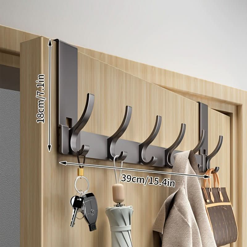Slim Aluminium Door Hooks for Modern Storage
