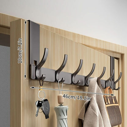 Slim Aluminium Door Hooks for Modern Storage