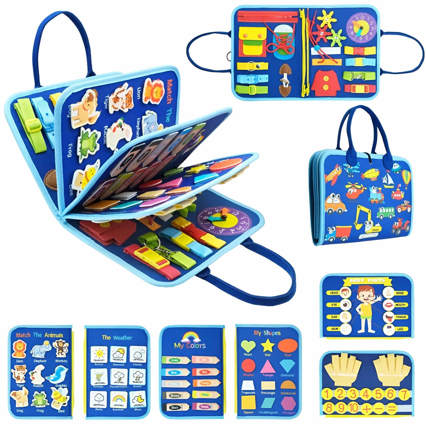 Fun Learning Interactive Book for Kids - Halri