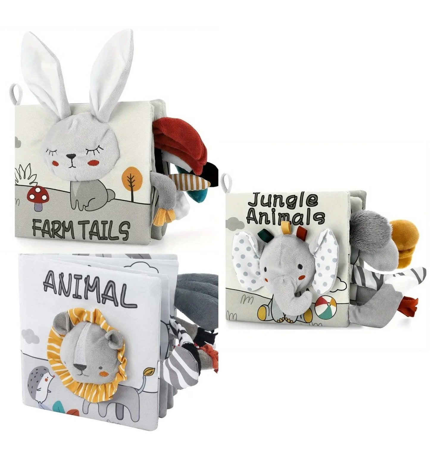 Interactive 3D Children's Sensory Book with Sounds