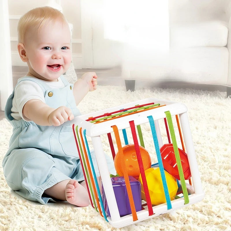 Baby Educational Toy with Textured Blocks and Letters - Halri