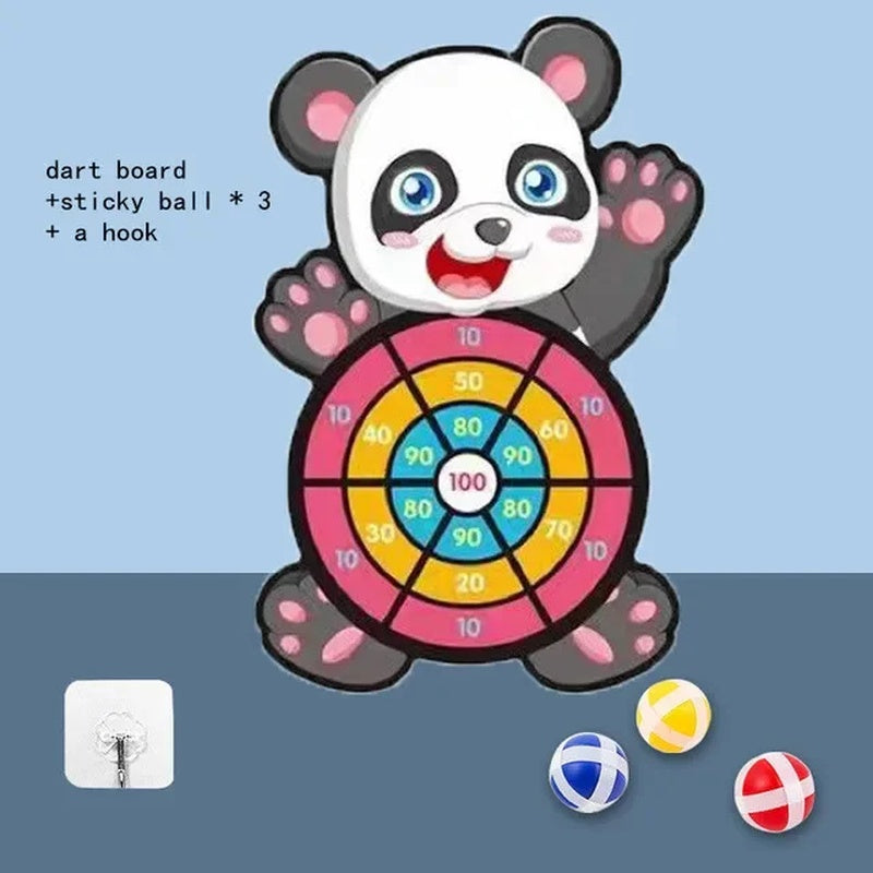 Montessori Throw Sport with Colorful Animal-Themed Dartboards, Improves Coordination, Safe for Ages 1+