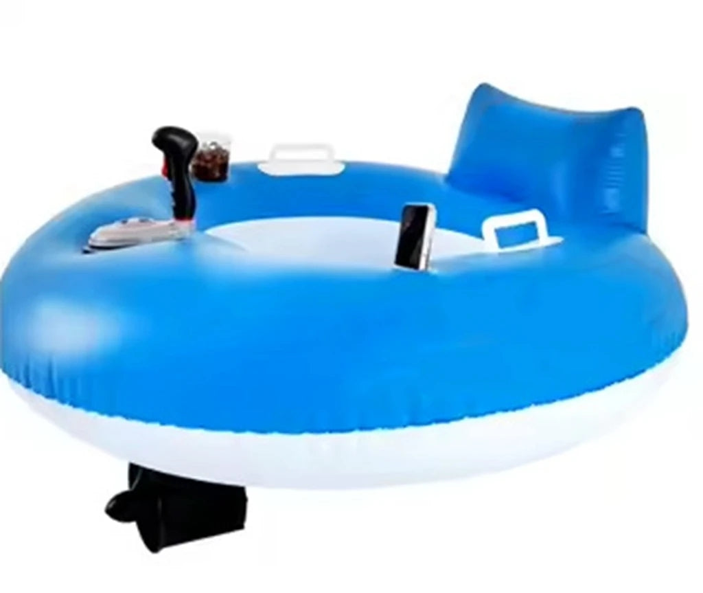 Motorized Splash Pool Runner Lounger – Inflatable Ride-On Water Float with Built-in Motor for Pool Fun & Outdoor Wet Adventures