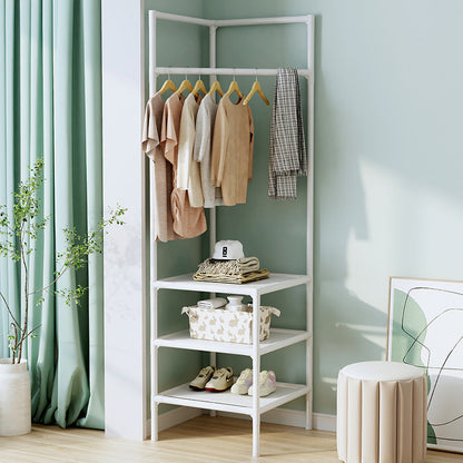 Compact 3 Tier Coat Rack with Shelf for Entryway Storage - Halri