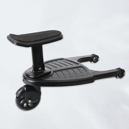 Practical Stroller Skateboard Attachment