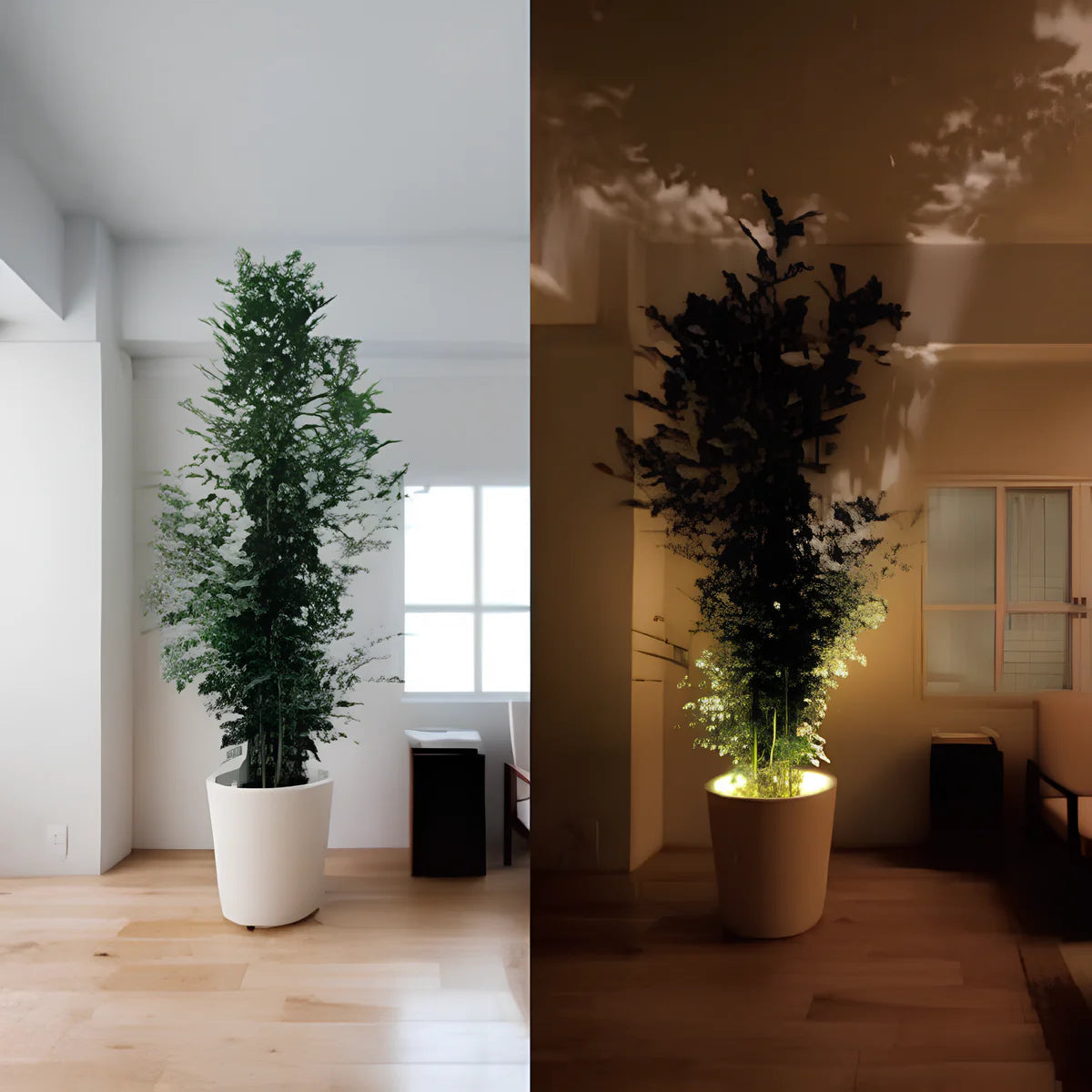 LED Wall Light with Remote Control
