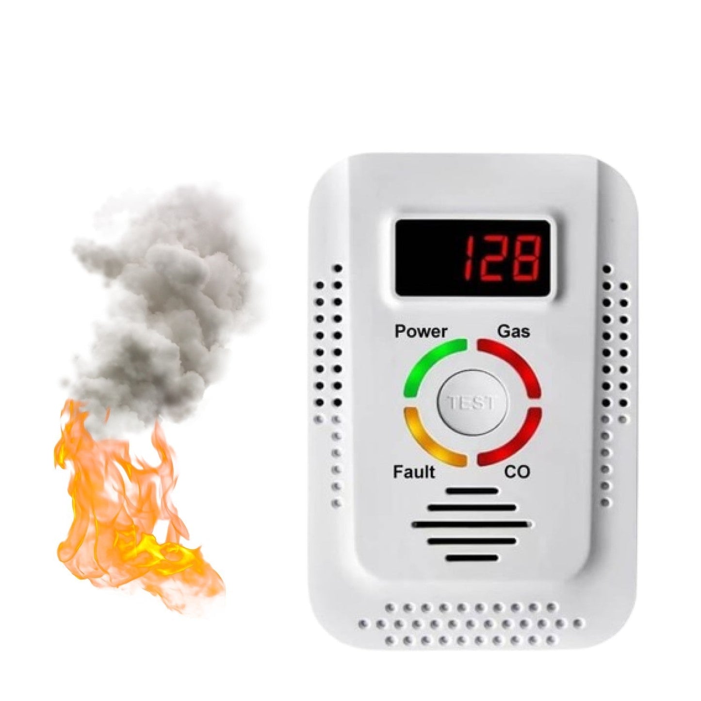Accurate Home Gas Leak Detector with LCD Display - Halri