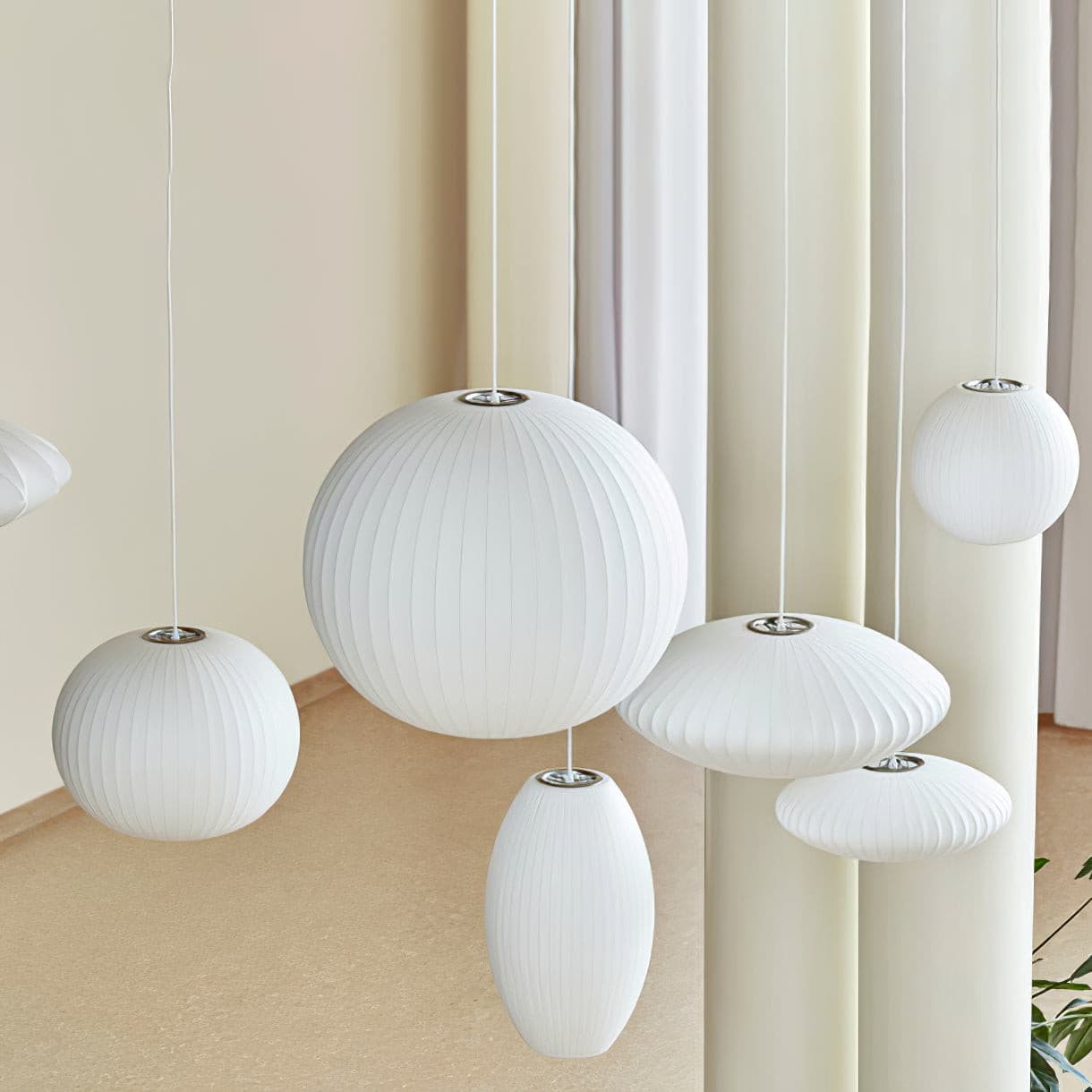 Simple Glass Globe Pendant Lighting