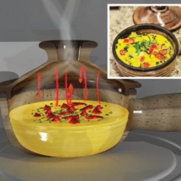 Easy Use Microwave Ceramic Cooking Dish
