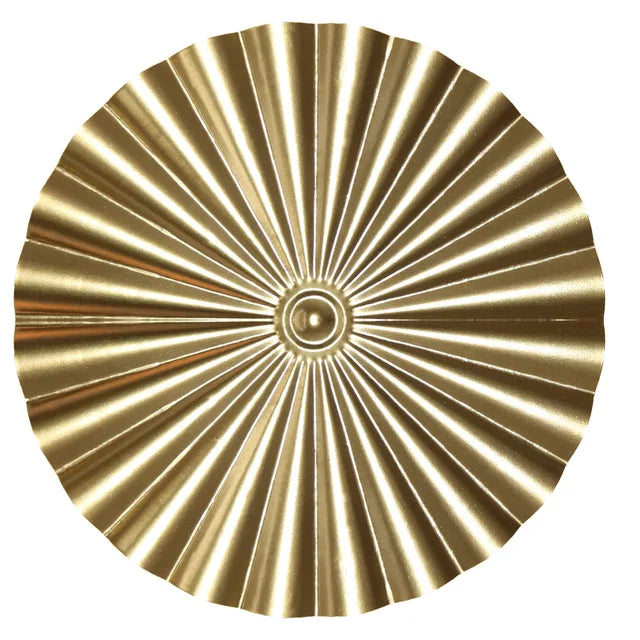 Metallic Gold Geometric Wall Decor