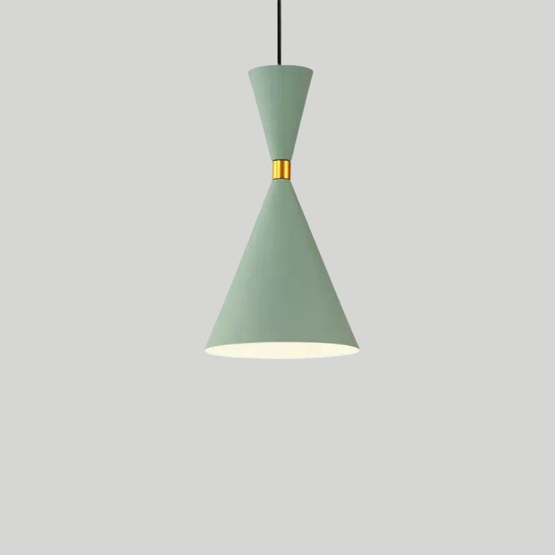 Nordic Geometric Black Pendant Light – Adjustable LED Hanging Light for Modern Kitchen and Living Room 0