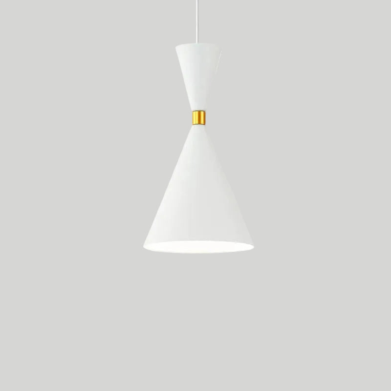 Nordic Geometric Black Pendant Light – Adjustable LED Hanging Light for Modern Kitchen and Living Room 6