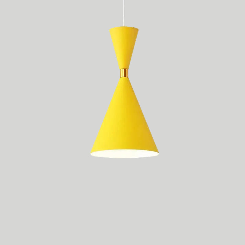 Nordic Geometric Black Pendant Light – Adjustable LED Hanging Light for Modern Kitchen and Living Room 7