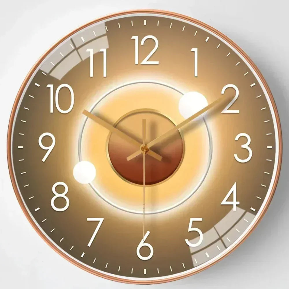 Quiet Contemporary Wall Clock Simple Home Decor