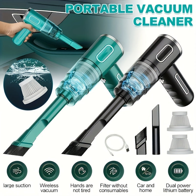 Compact Cordless Handheld Car Vacuum Cleaner
