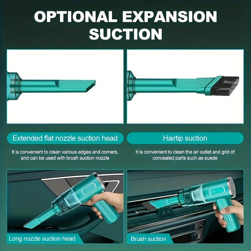 Compact Cordless Handheld Car Vacuum Cleaner