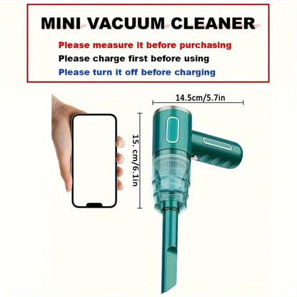 Compact Cordless Handheld Car Vacuum Cleaner