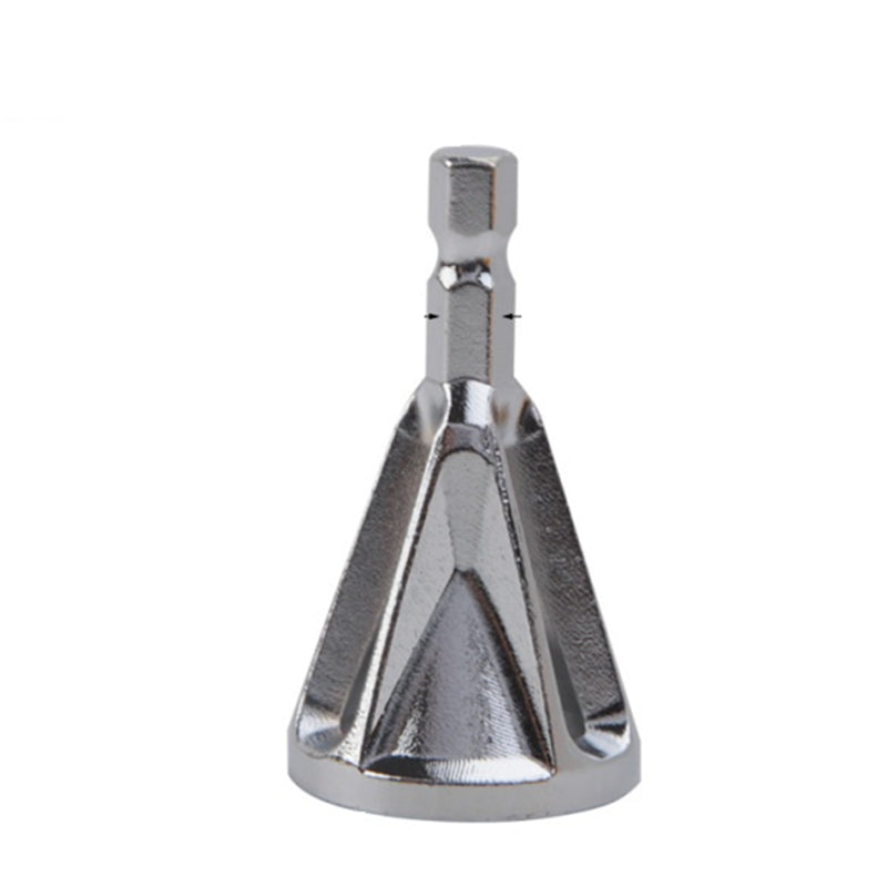 Easy Drill Bit Deburring Tool with External Chamfer