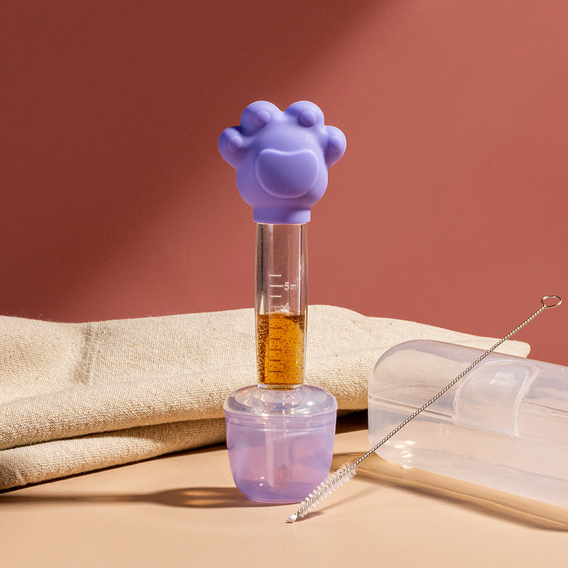 Baby Food Feeder with Measure Cup and Syringe