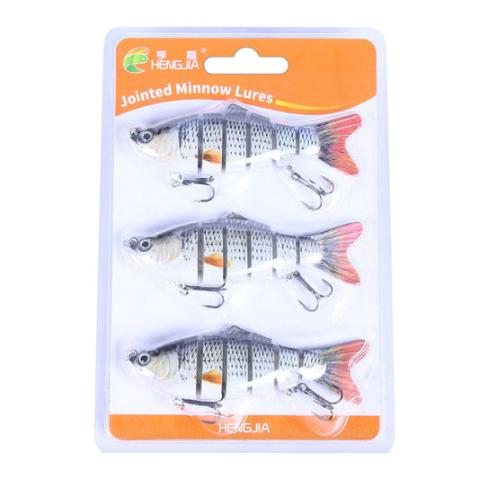 Realistic 6-Piece Fishing Bait Lures - Halri